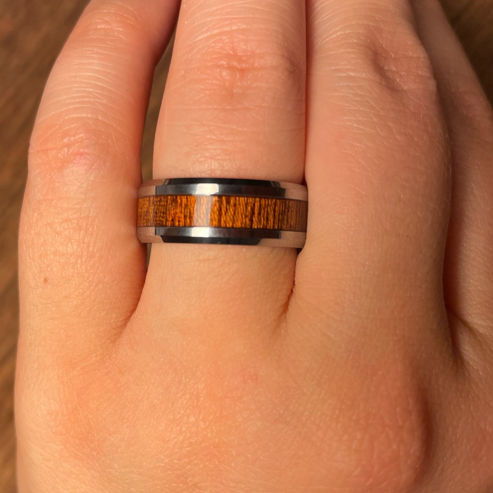 Men’s Wood Wedding Ring Band
